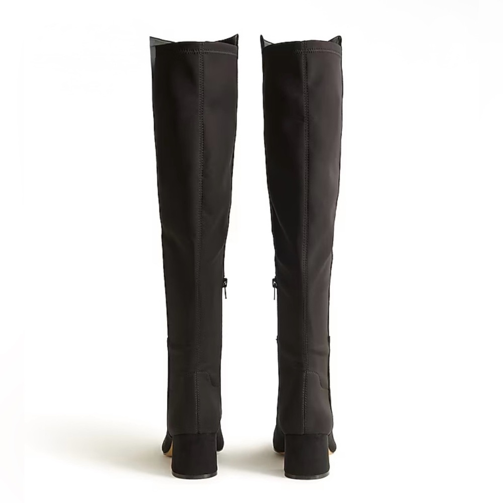 J.Crew Black Knee-high heeled boots - Picture 2 of 5